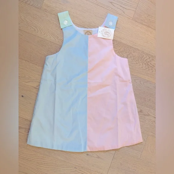 The Beaufort Bonnet Company | Dresses | The Beaufort Bonnet Company Pastel  Color Block Jumper Dress | Poshmark